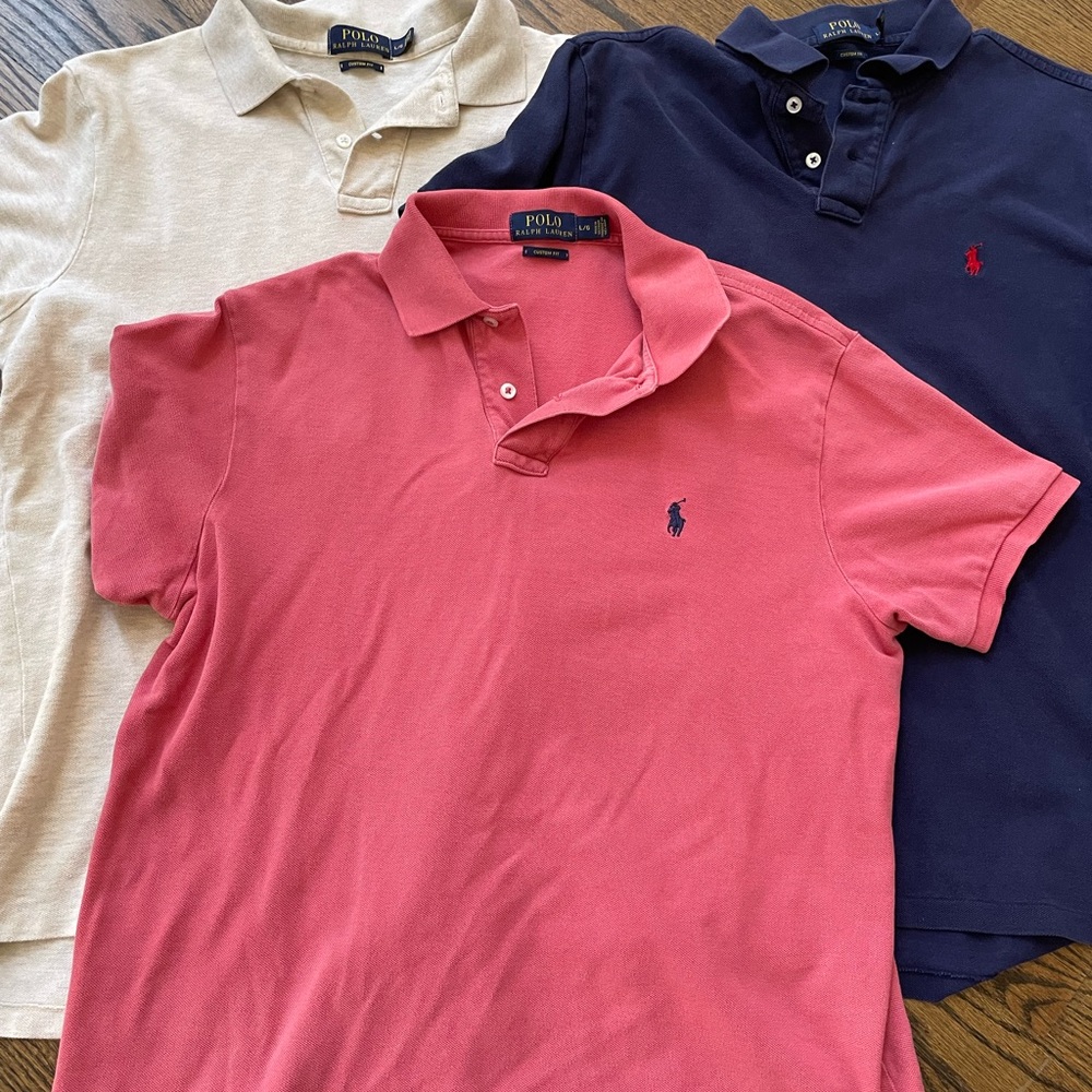 Set of 3 Large Polo shirts
